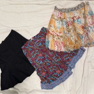 BCBG MAXAZRIA & Plenty Colorful Skirt Trio